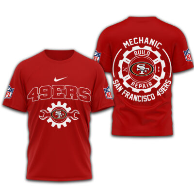 San Francisco 49ers | Premium NFL Mechanic 3D Shirt