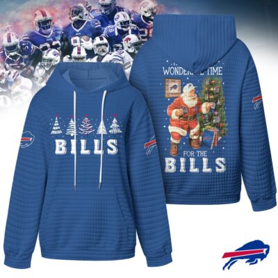 Buffalo Bills | Premium NFL Christmas Waffle Hoodie HY - M