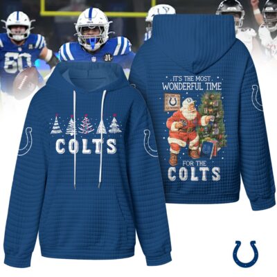 Indianapolis Colts | Premium NFL Christmas Waffle Hoodie HY