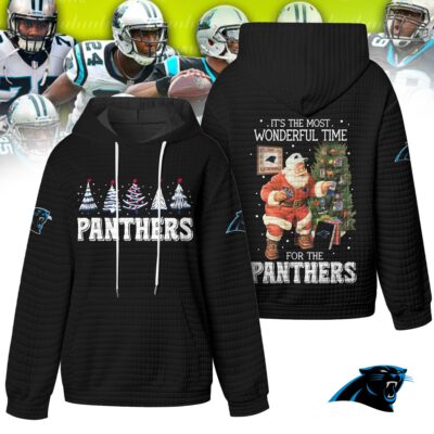 Carolina Panthers | Premium NFL Christmas Waffle Hoodie HY
