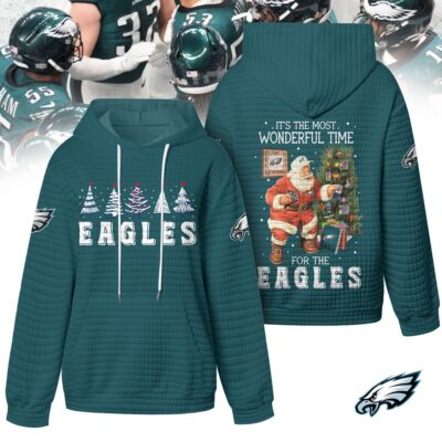 Philadelphia Eagles | Premium NFL Christmas Waffle Hoodie HY