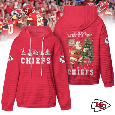 Kansas City Chiefs | Premium NFL Christmas Waffle Hoodie HY