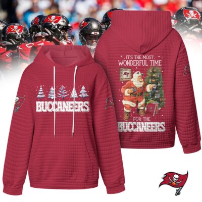 Tampa Bay Buccaneers | Premium NFL Christmas Waffle Hoodie HY