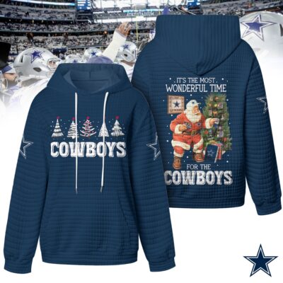 Dallas Cowboys | Premium NFL Christmas Waffle Hoodie HY