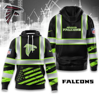 Atlanta Falcons | Premium NFL Safety Hi-Vis Hoodie