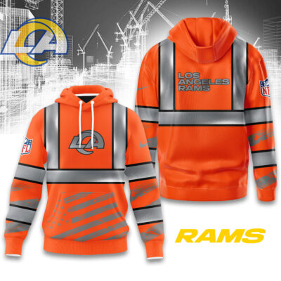 Los Angeles Rams | Premium NFL Safety Hi-Vis Hoodie