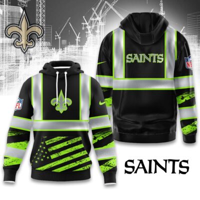 New Orleans Saints | Premium NFL Safety Hi-Vis Hoodie