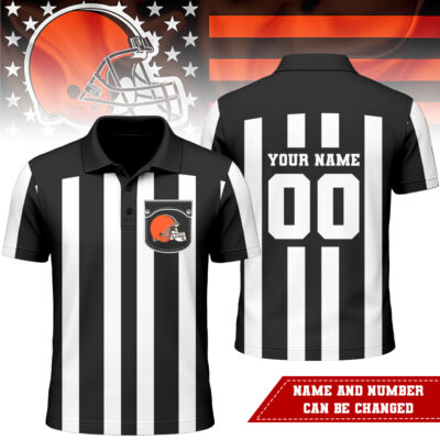 Cleveland Browns | Premium NFL Referees 3D Polo Shirt