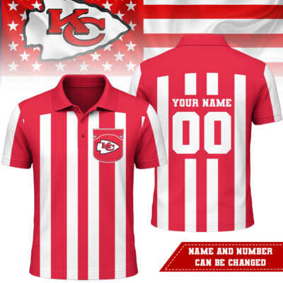 Kansas City Chiefs | Premium NFL Referees 3D Polo Shirt