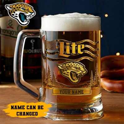 Jacksonville Jaguars | Premium NFL Miller Lite Beer Glasses