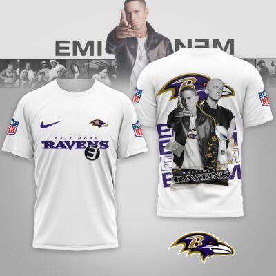 Baltimore Ravens | Premium NFL Eminem 3D Shirt