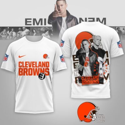 Cleveland Browns | Premium NFL Eminem 3D Shirt