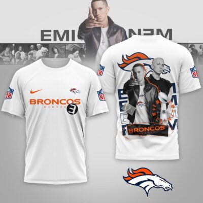 Denver Broncos | Premium NFL Eminem 3D Shirt