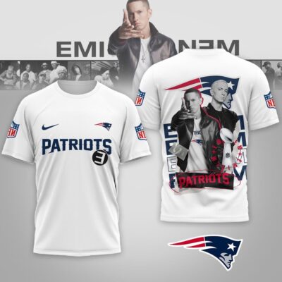 New England Patriots | Premium NFL Eminem 3D Shirt