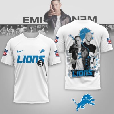 Detroit Lions | Premium NFL Eminem 3D Shirt