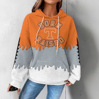 Tennessee Volunteers | Premium NCAA Born and Raised Waffle Hoodie