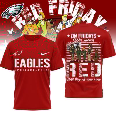 Philadelphia Eagles | Premium NFL Scooby-Doo Red Friday T-shirt