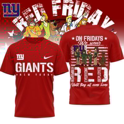 New York Giants | Premium NFL Scooby-Doo Red Friday T-shirt