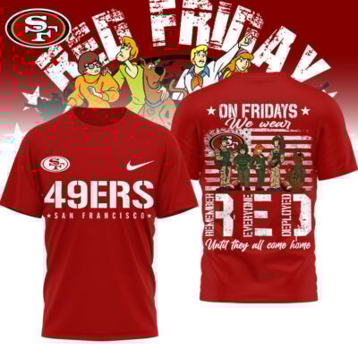 San Francisco 49ers | Premium NFL Scooby-Doo Red Friday T-shirt