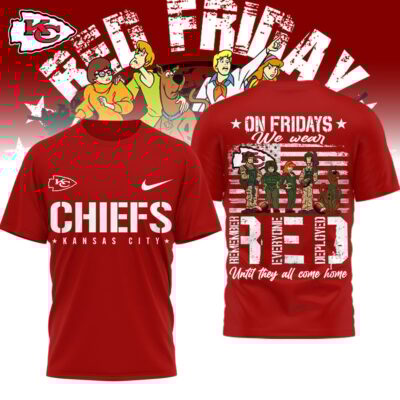 Kansas City Chiefs | Premium NFL Scooby-Doo Red Friday T-shirt