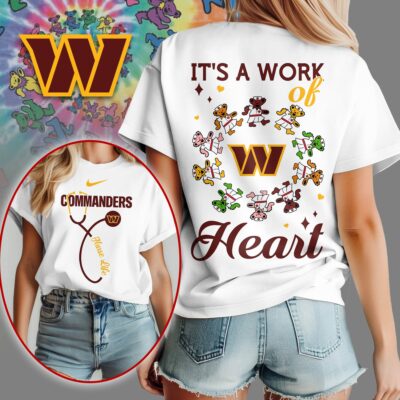 Washington Commanders | Premium NFL Grateful Dead Nurse 3D Shirt