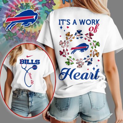 Buffalo Bills | Premium NFL Grateful Dead Nurse 3D Shirt