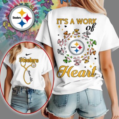 Pittsburgh Steelers | Premium NFL Grateful Dead Nurse 3D Shirt