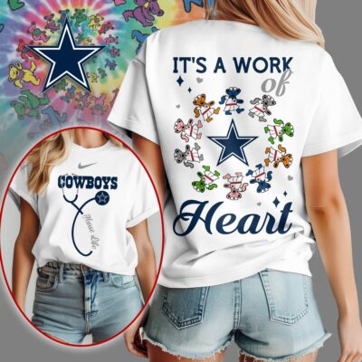 Dallas Cowboys | Premium NFL Grateful Dead Nurse 3D Shirt