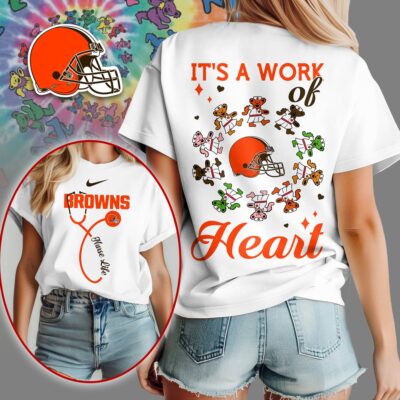 Cleveland Browns | Premium NFL Grateful Dead Nurse 3D Shirt