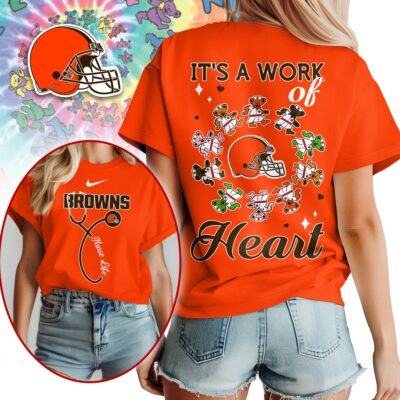 Cleveland Browns | Premium NFL Grateful Dead Nurse 3D Shirt