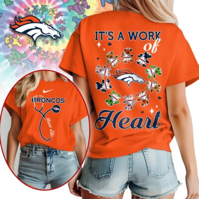 Denver Broncos | Premium NFL Grateful Dead Nurse 3D Shirt