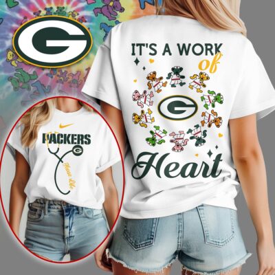 Green Bay Packers | Premium NFL Grateful Dead Nurse 3D Shirt
