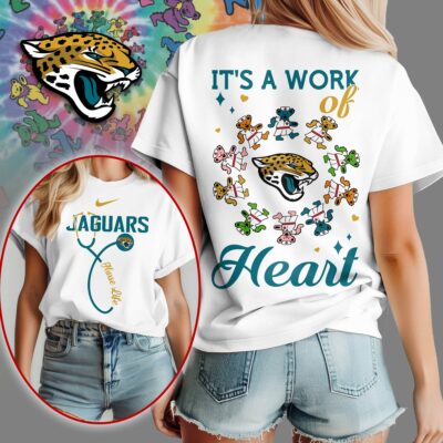 Jacksonville Jaguars | Premium NFL Grateful Dead Nurse 3D Shirt