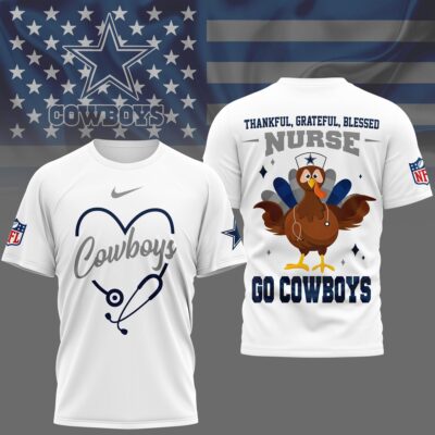 Baltimore Ravens | Premium NFL Thankful Nurse 3D Shirt