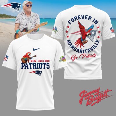 New England Patriots | Premium NFL Forever in Margaritaville 3D Shirt