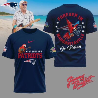 New England Patriots | Premium NFL Forever in Margaritaville 3D Shirt