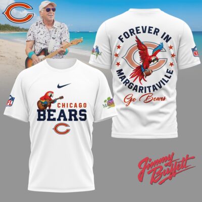 Chicago Bears | Premium NFL Forever in Margaritaville 3D Shirt