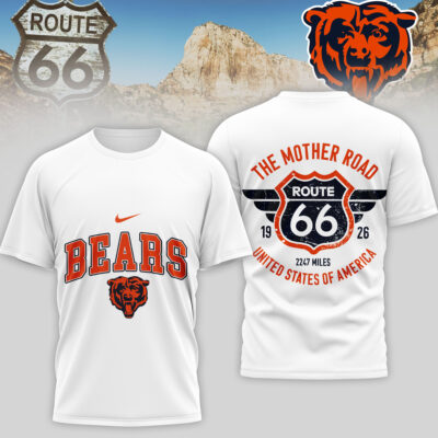 Chicago Bears | Premium NFL Route 66 3D Shirt