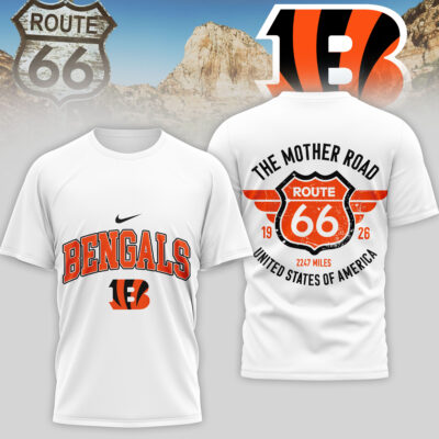 Cincinnati Bengals | Premium NFL Route 66 3D Shirt