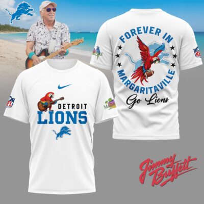 Detroit Lions | Premium NFL Forever in Margaritaville 3D Shirt