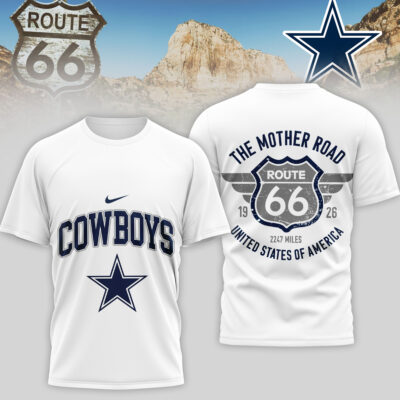 Dallas Cowboys | Premium NFL Route 66 3D Shirt
