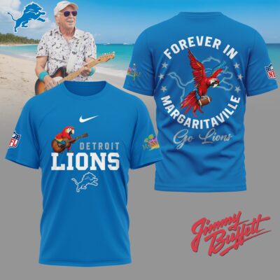 Detroit Lions | Premium NFL Forever in Margaritaville 3D Shirt