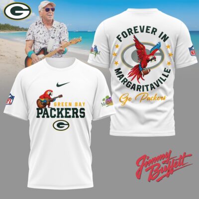 Green Bay Packers | Premium NFL Forever in Margaritaville 3D Shirt