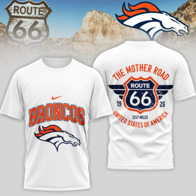 Denver Broncos | Premium NFL Route 66 3D Shirt