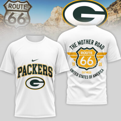 Green Bay Packers | Premium NFL Route 66 3D Shirt