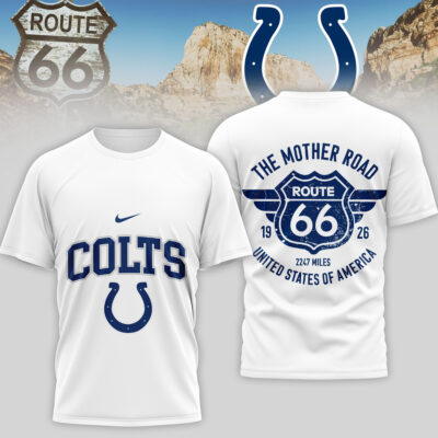 Indianapolis Colts | Premium NFL Route 66 3D Shirt