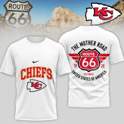 Kansas City Chiefs | Premium NFL Route 66 3D Shirt