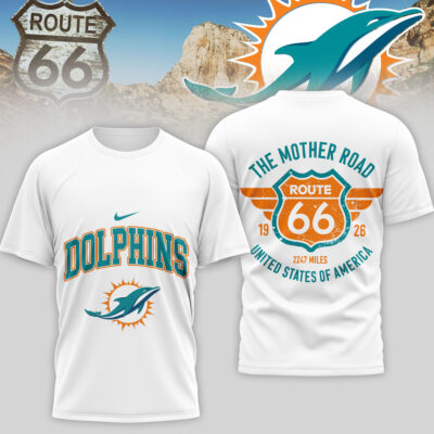 Miami Dolphins | Premium NFL Route 66 3D Shirt