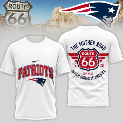 New England Patriots | Premium NFL Route 66 3D Shirt