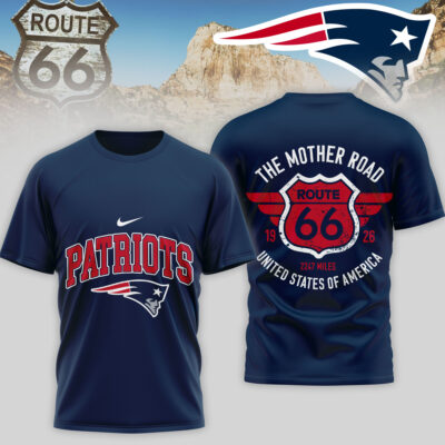 New England Patriots | Premium NFL Route 66 3D Shirt